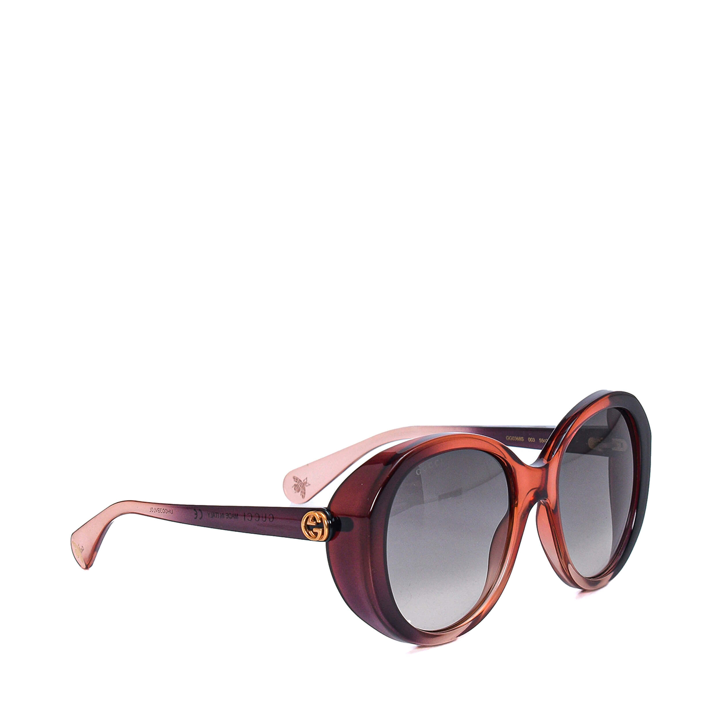 Gucci - Bordeaux Degrade Acetate Sunglasses 